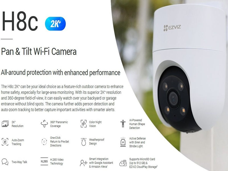 EZVIZ H8C-4Mp 4Mm Smart Home Camera