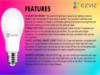 EZVIZ White Dimmable Wi-Fi Led Bulb