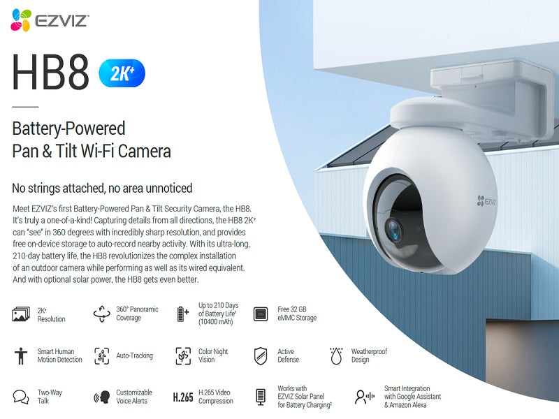EZVIZ Cs-Hb8 Smart Home Battery Camera