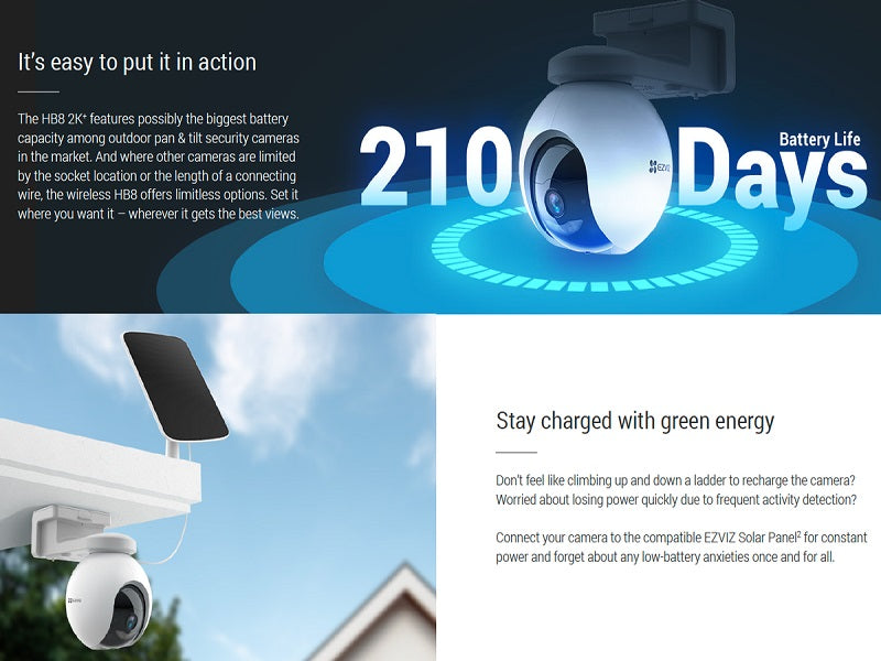 EZVIZ Cs-Hb8 Smart Home Battery Camera