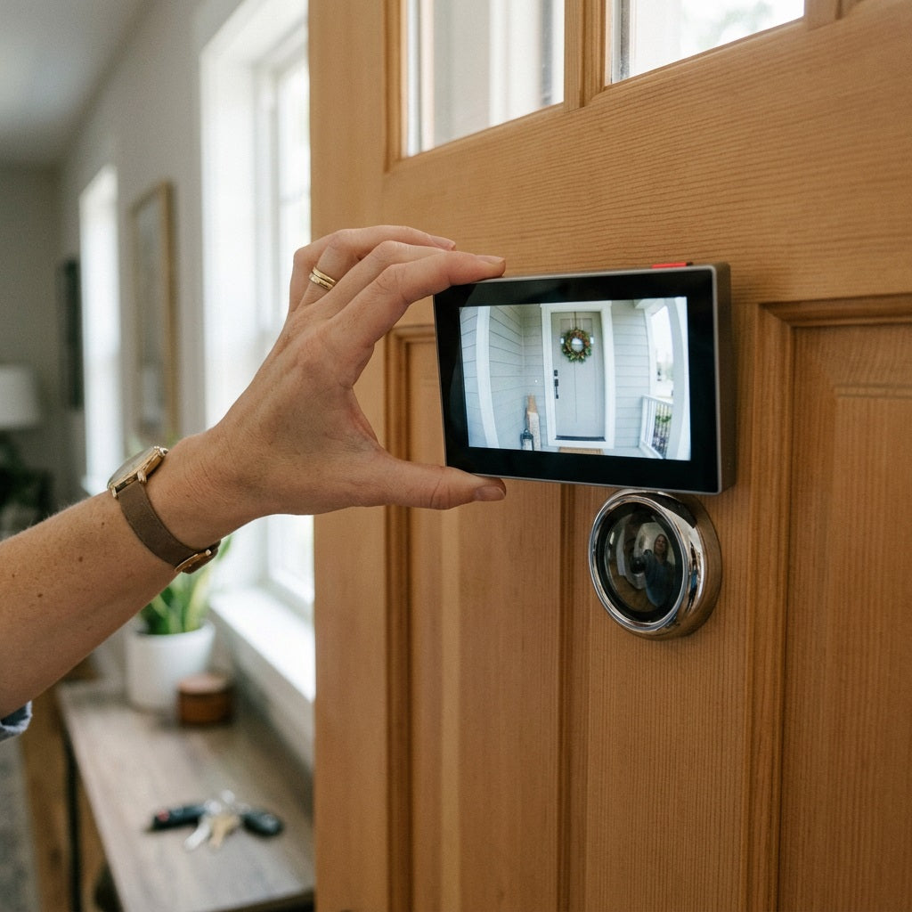 EZVIZ HP2 Wire-Free Video Peephole Doorbell - 1080p, 4.3" Screen, 146° View (CS-HP2-2MP) – view 2