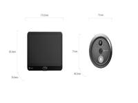 EZVIZ Cs-Hp4 Wire-Free Peephole Doorbell