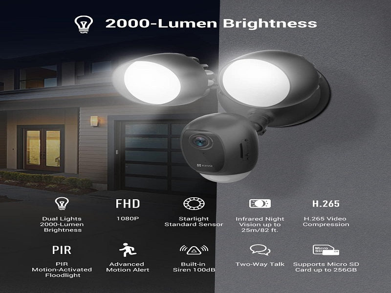 EZVIZ Lc1C Smart Security Light Camera