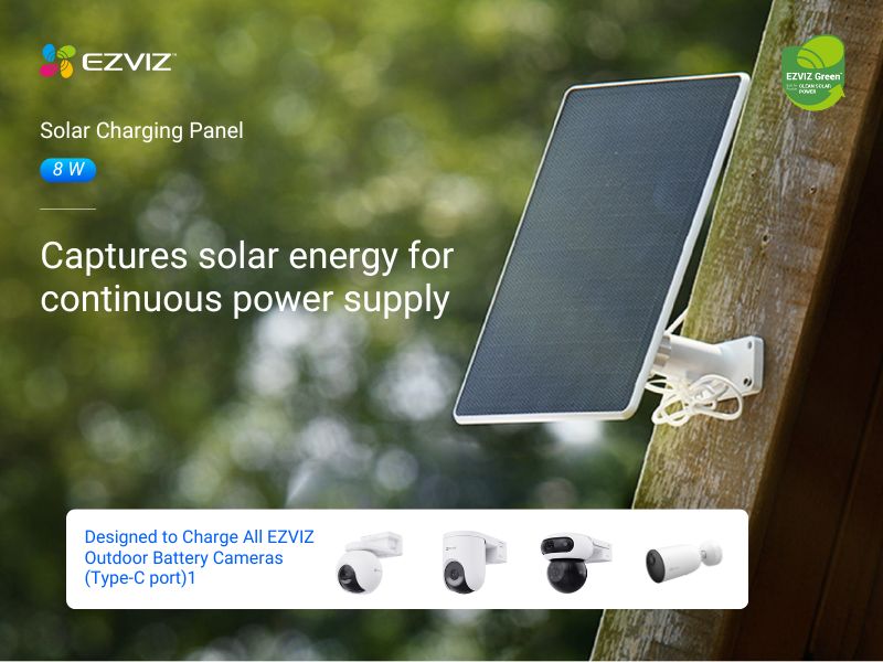 EZVIZ Type-c Smart Home Solar Panel 8W