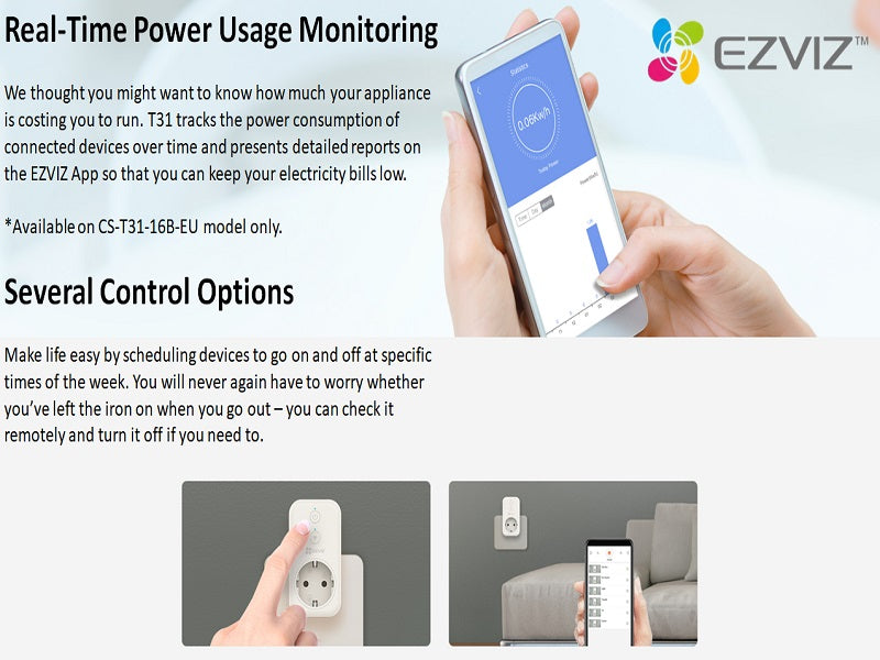 EZVIZ  Remote Control Smart Plug