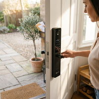 EZVIZ CS-Y2000FVS Smart Door Lock Black - Facial Recognition, Fingerprint, App – view 2