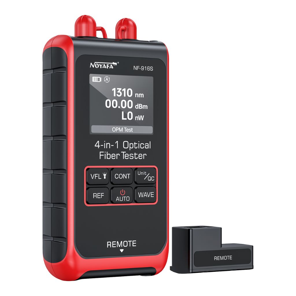 NOYAFA NF-916 4-in-1 fibre optic power meter and visual fault locator