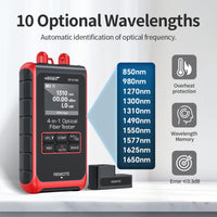 NOYAFA NF-916 4-in-1 fibre optic power meter and visual fault locator (view 2)