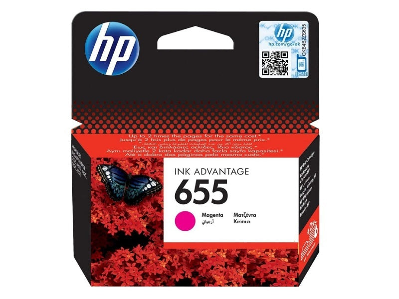 HP 655 Magenta Color Cartridge Cz111Ae