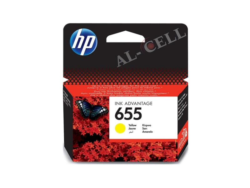 HP 655 Yellow Color Cartridge Cz112Ae
