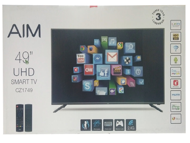 AIM Uhd Smart Tv 49"