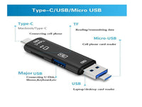 3IN1 Type C Card Reader