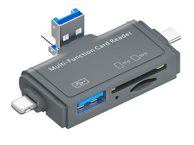 USB-C/USB-A/LIGHTNING Card Reader
