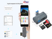 USB-C/USB-A/LIGHTNING Card Reader