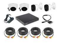 DAHUA 4Ch 1Mp Dome+Bullet Kit With 10M