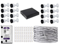 Brown Box 16Ch Color IP Bullet Kit + 2TB