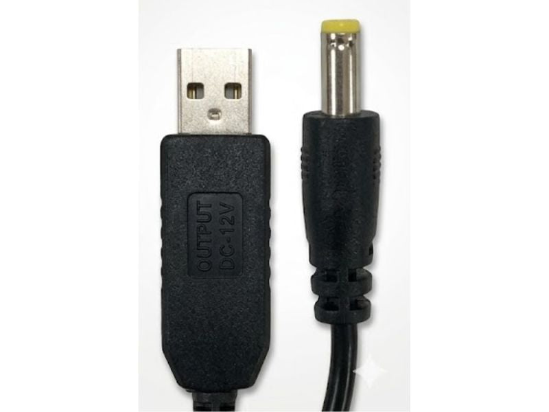 USB To Dc Cable 5V To 12V 4.0*1.7Mm 1M