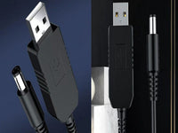USB To Dc Cable 5V To 12V 5.5*2.5Mm 1M