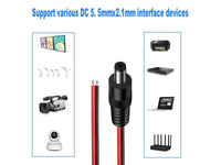 DC 5.5*2.1MM cable  25CM   Male