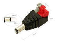 CONNECTOR CCTV 9V Dc With Button
