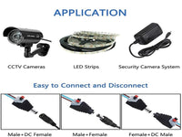 CONNECTOR CCTV 9V Dc With Button