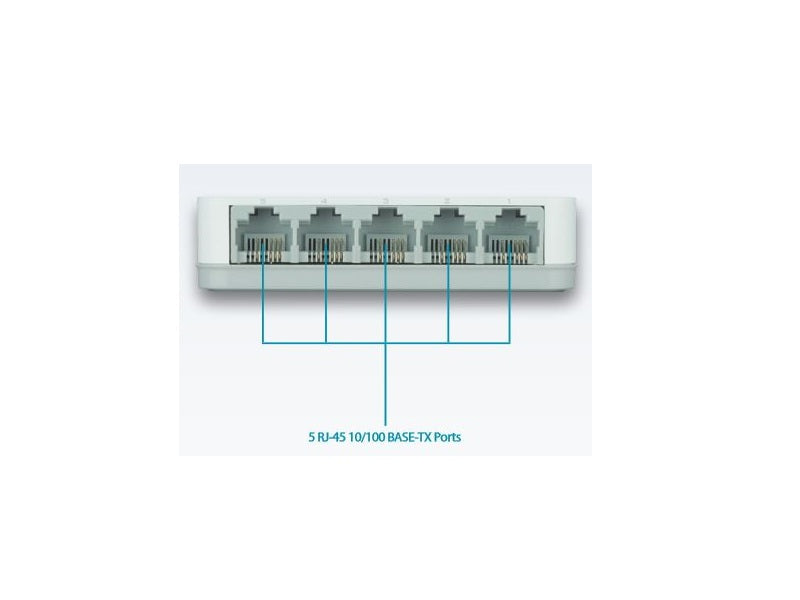 D-LINK 5 Port 10/100 Desktop Switch