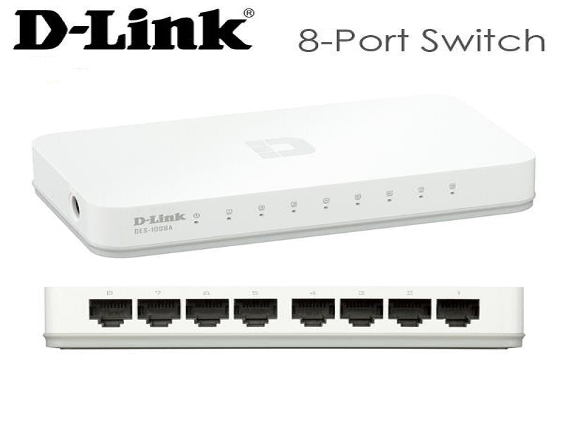 D-LINK 8 Port 10/100 Desktop Switch