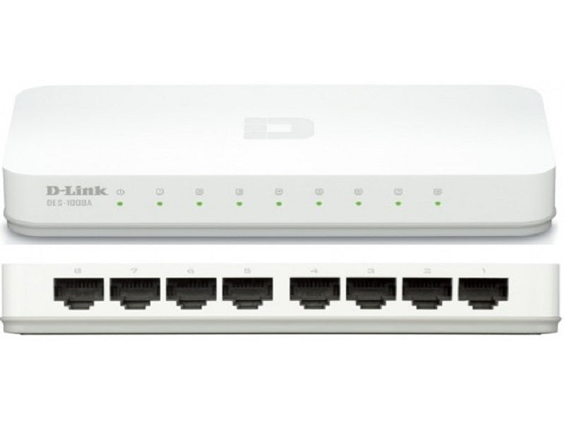 D-LINK 8 Port 10/100 Desktop Switch