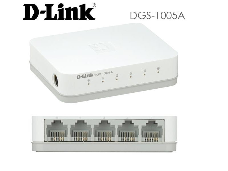 D-LINK 5 Port Gigabit Easy Desktop Switc