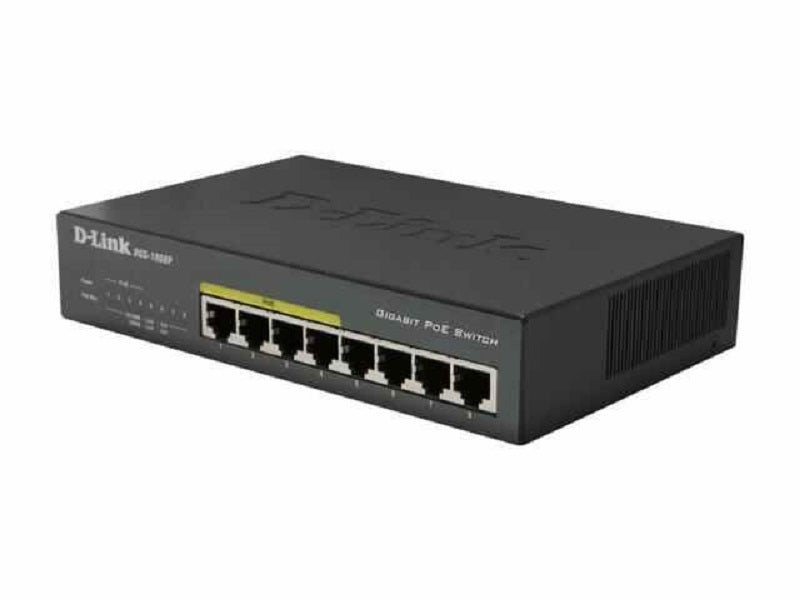 D-LINK 8Port Poe 10/100/1000Mbps Unmange
