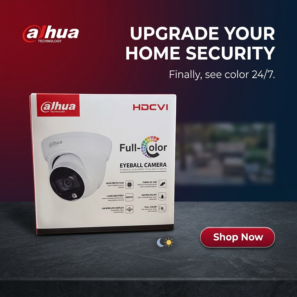 DAHUA 2Mp Full Color Dome 3.6mm 20 Mtr – view 4