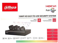 DAHUA 4Ch Hdcvi Kit 2Mp Full Color Mix