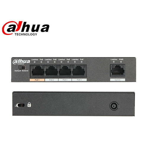 DAHUA 4P Unmanag Desktop Switch + 4Poe