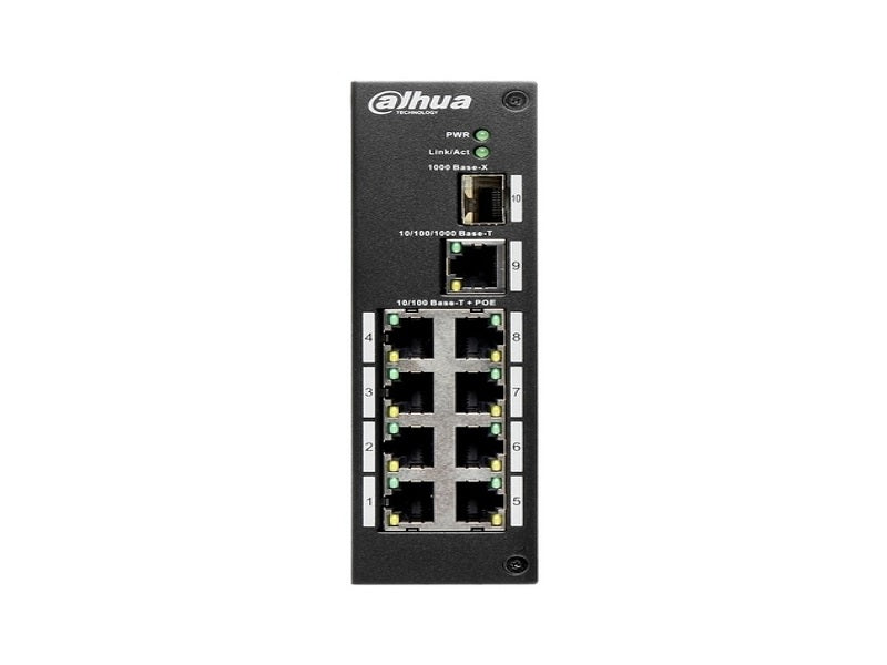 DAHUA 8Port Managed Hardened Poe Switch