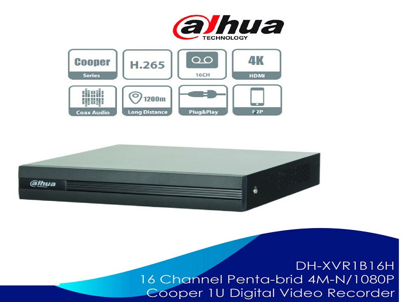 DAHUA 16Ch Dvr Upto 5Mp 1Hdd