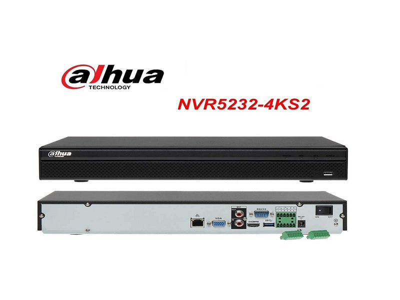 DAHUA 32Ch Nvr 320Mbps 2Hdd Anpr,Fisheye