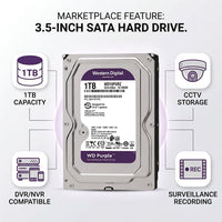 Western Digital WD Purple 1TB 3.5 inch surveillance hard drive (view 3)