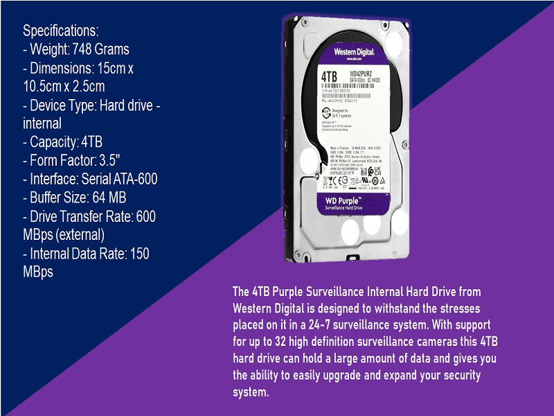 DEMO 4Tb Surveillance Drive For CCTV