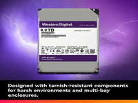 Western Digital WD Purple 8TB surveillance hard drive (view 2)