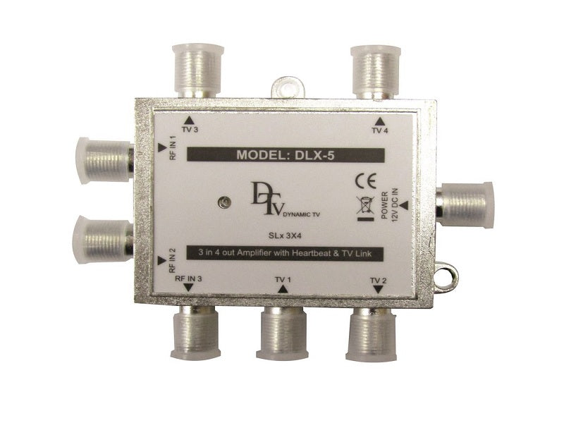 DTV Tv Link Amplifier 3 In 4 Out