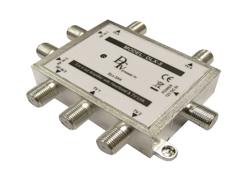 DTV Tv Link Amplifier 3 In 4 Out