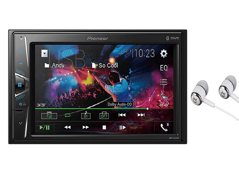 PIONEER 6.2" Bt/Cd 2X4 Volt