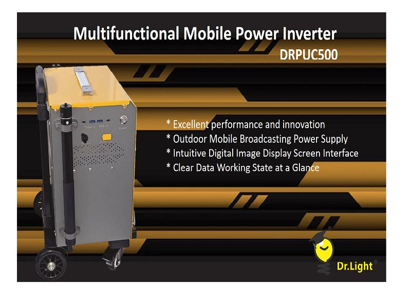 DR.LIGHT 1Kva Portable Ups Inverter Kit