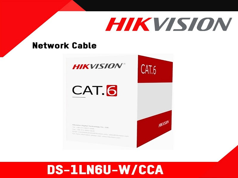 HIKVISION Cat6 305M Cca White Cable