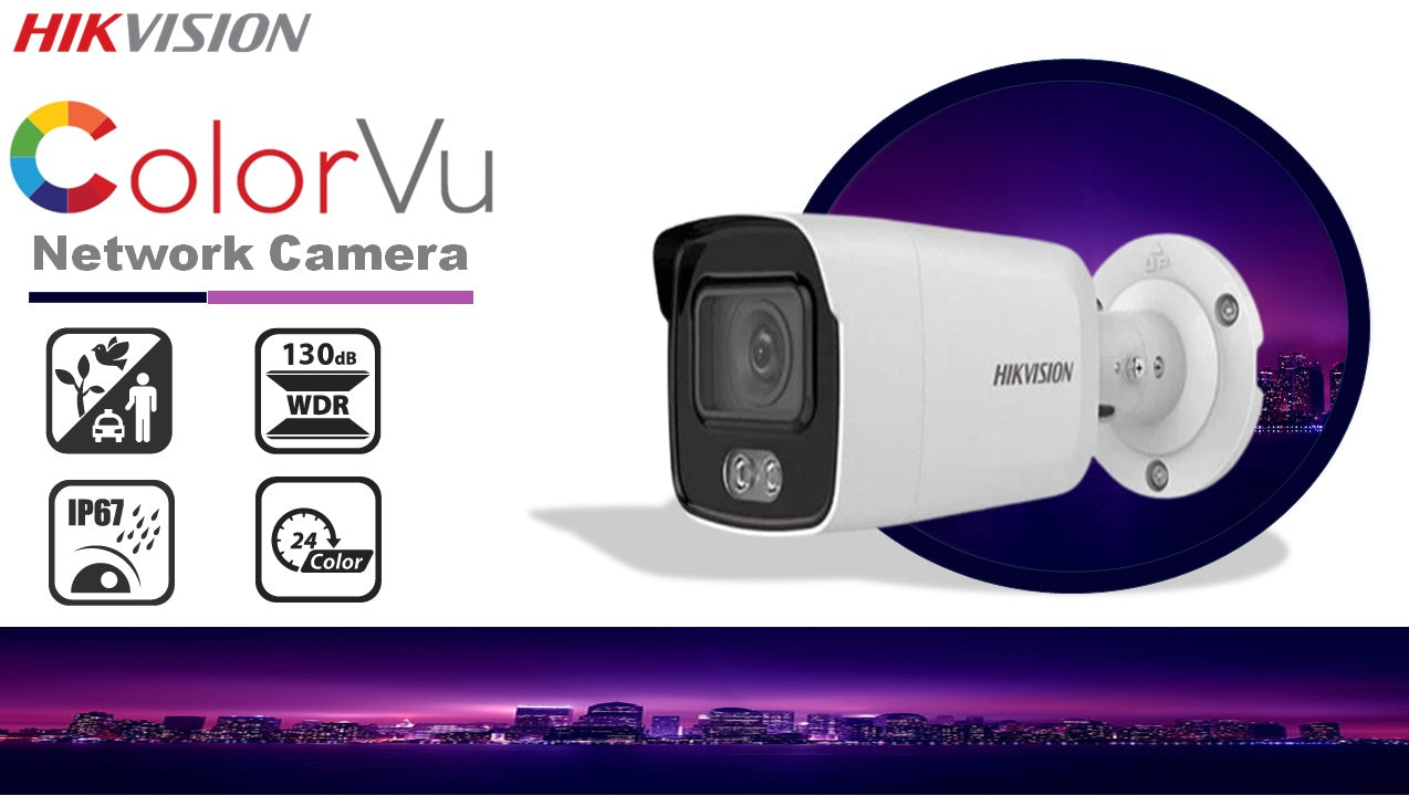 HIKVISION Ip Bullet 4 Mp Colorvu 2.8 Mm