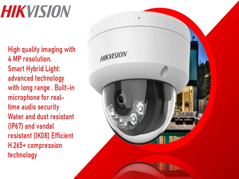 HIKVISION Ip Dome 4Mp 2.8 Mm