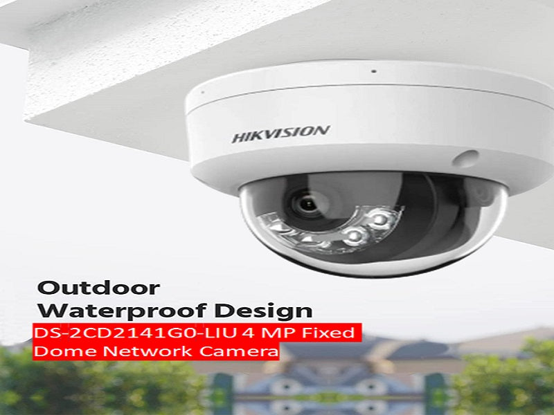 HIKVISION Ip Dome 4Mp With Mic 4Mm Fixed