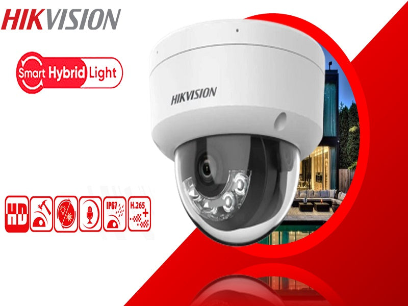 HIKVISION Ip Dome 4Mp With Mic 4Mm Fixed