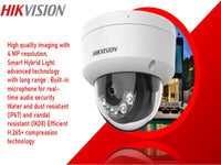 HIKVISION Ip Dome 4Mp With Mic 4Mm Fixed