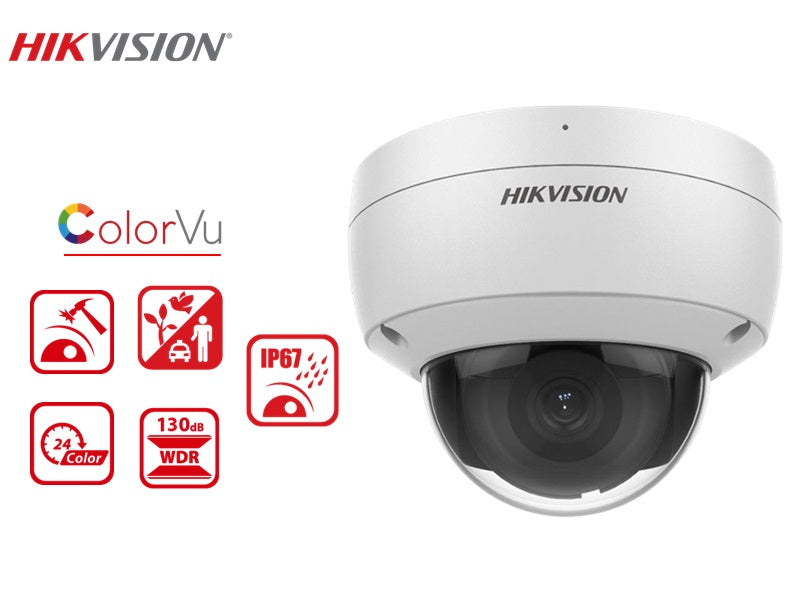 HIKVISION Ip Dome 4Mp Colorvu 2.8Mm